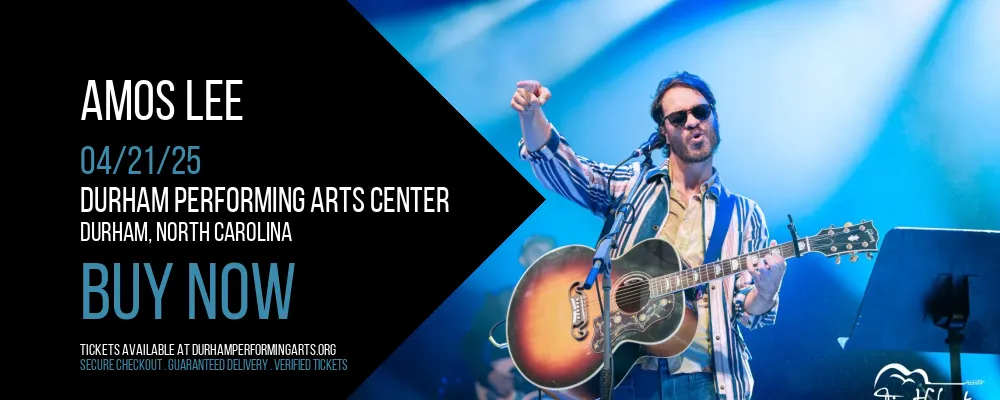 Amos Lee at Durham Performing Arts Center