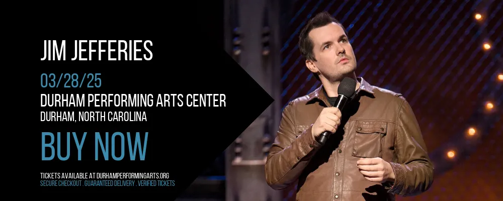 Jim Jefferies at Durham Performing Arts Center